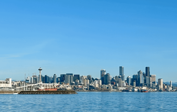Seattle skyline as seen from Elliott Bay